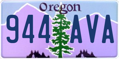OR license plate 944AVA