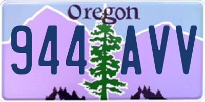 OR license plate 944AVV