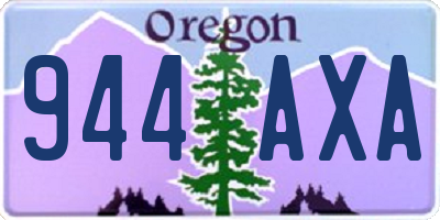 OR license plate 944AXA