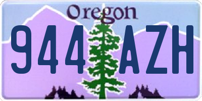 OR license plate 944AZH