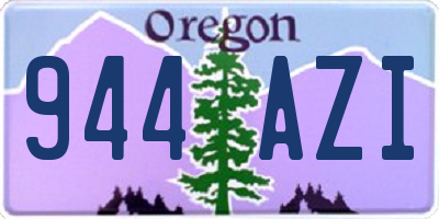 OR license plate 944AZI