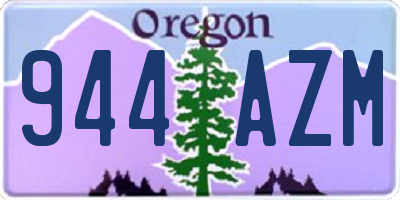 OR license plate 944AZM