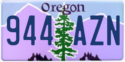 OR license plate 944AZN