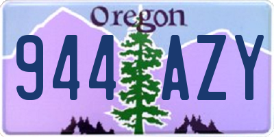 OR license plate 944AZY