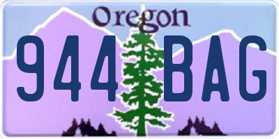 OR license plate 944BAG