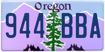 OR license plate 944BBA