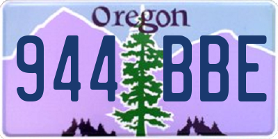 OR license plate 944BBE
