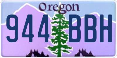 OR license plate 944BBH