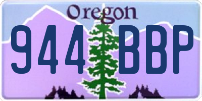 OR license plate 944BBP