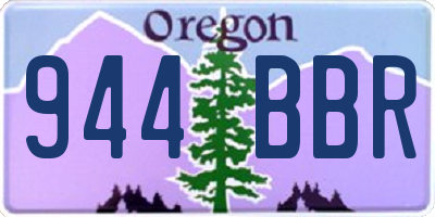OR license plate 944BBR