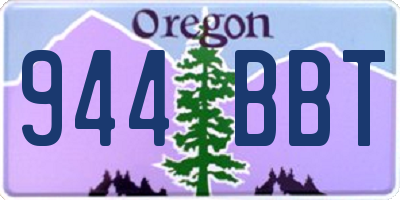OR license plate 944BBT