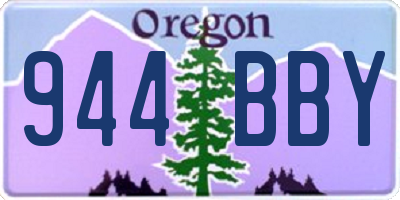 OR license plate 944BBY