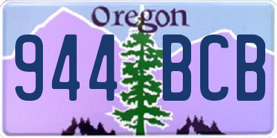 OR license plate 944BCB