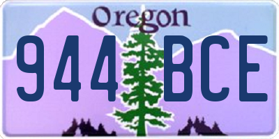 OR license plate 944BCE