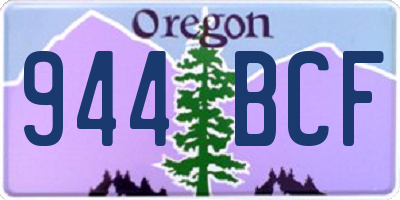 OR license plate 944BCF