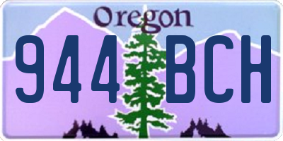 OR license plate 944BCH