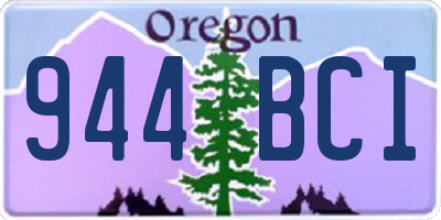 OR license plate 944BCI