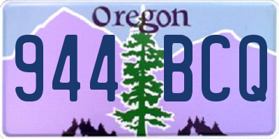 OR license plate 944BCQ