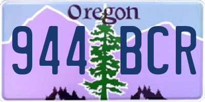 OR license plate 944BCR