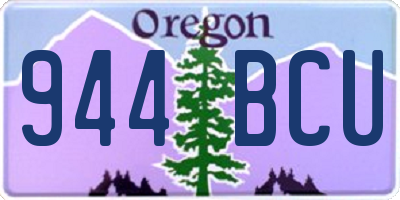 OR license plate 944BCU