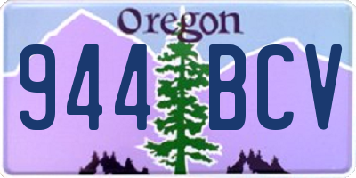 OR license plate 944BCV