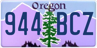 OR license plate 944BCZ