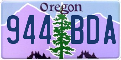 OR license plate 944BDA