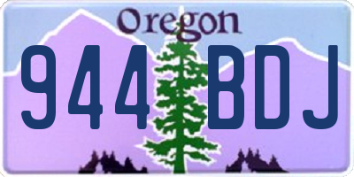 OR license plate 944BDJ