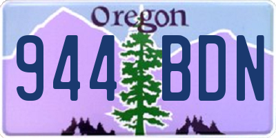 OR license plate 944BDN