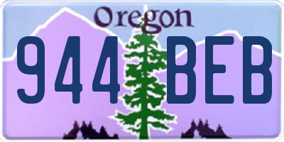 OR license plate 944BEB