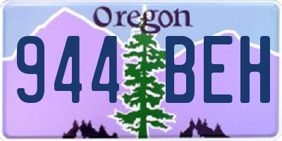 OR license plate 944BEH