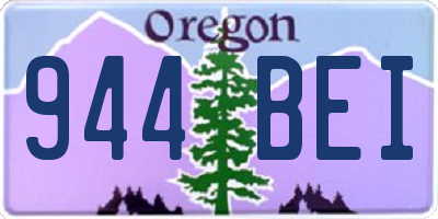 OR license plate 944BEI