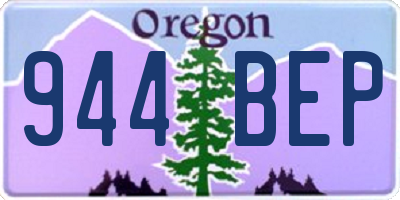 OR license plate 944BEP