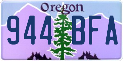 OR license plate 944BFA