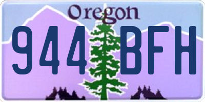 OR license plate 944BFH