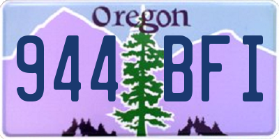 OR license plate 944BFI