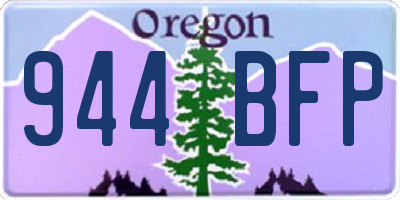 OR license plate 944BFP