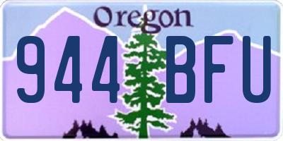 OR license plate 944BFU