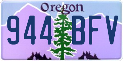 OR license plate 944BFV