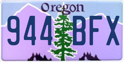 OR license plate 944BFX