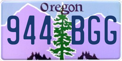 OR license plate 944BGG