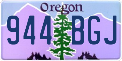 OR license plate 944BGJ