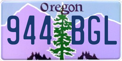 OR license plate 944BGL