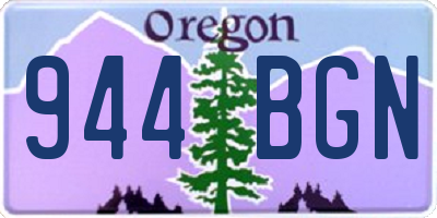 OR license plate 944BGN