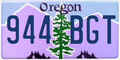 OR license plate 944BGT