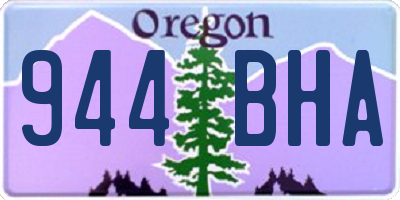OR license plate 944BHA