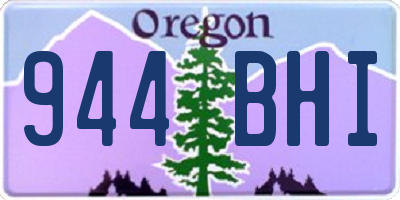 OR license plate 944BHI