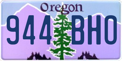 OR license plate 944BHO