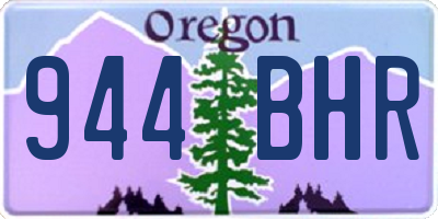 OR license plate 944BHR