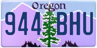 OR license plate 944BHU